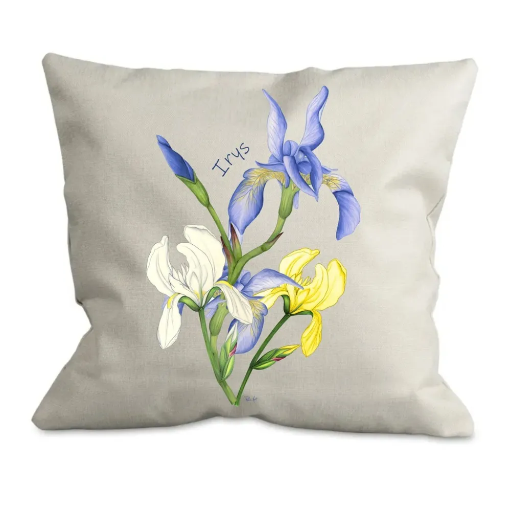 Poszewka bawełniana eco 38x38cm - KWIATY | Sklep z produkta